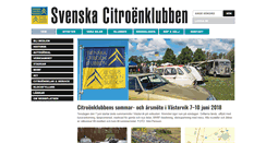Desktop Screenshot of citroenklubben.se