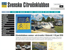 Tablet Screenshot of citroenklubben.se